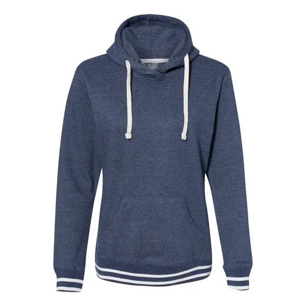 J. America Women's Relay Hooded Sweatshirt - J. America Women's Relay Hooded Sweatshirt - Image 3 of 8