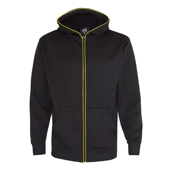 J. America Men's Glow Full-Zip Hooded Sweatshirt - J. America Men's Glow Full-Zip Hooded Sweatshirt - Image 0 of 4