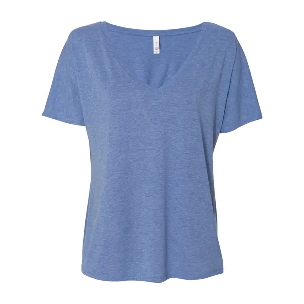 BELLA + CANVAS Women's Slouchy V-Neck Tee - BELLA + CANVAS Women's Slouchy V-Neck Tee - Image 16 of 59