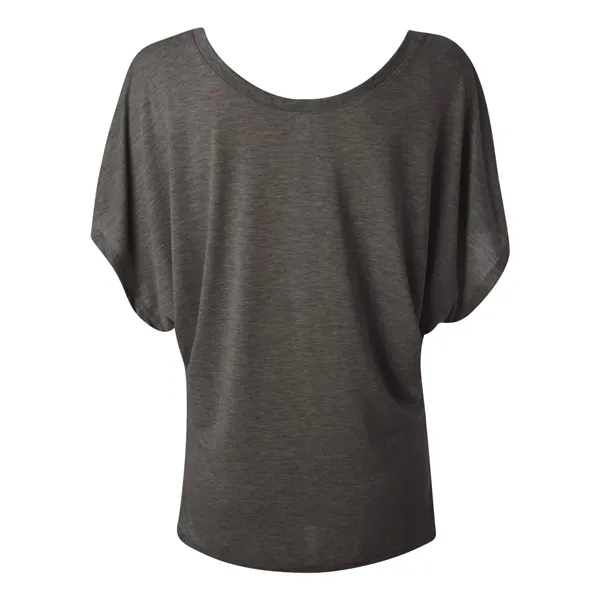 BELLA + CANVAS Women's Flowy Draped Dolman Tee - BELLA + CANVAS Women's Flowy Draped Dolman Tee - Image 2 of 6