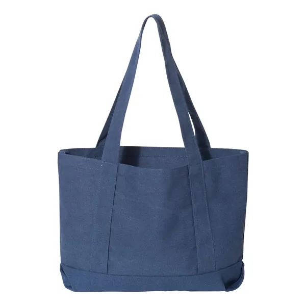 Liberty Bags Seaside Cotton Pigment Dyed Resort Tote - Liberty Bags Seaside Cotton Pigment Dyed Resort Tote - Image 12 of 12
