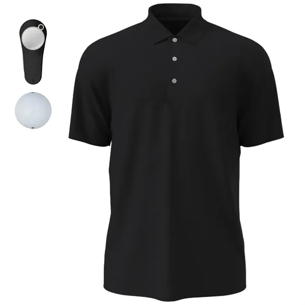 PGA TOUR® Polo, Srixon® Golf Balls & 2.5 Divot Tool
