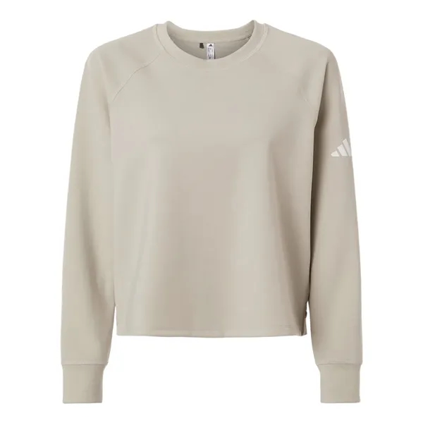 Adidas Women's Beyond Side-Snap Crewneck Sweatshirt - Adidas Women's Beyond Side-Snap Crewneck Sweatshirt - Image 3 of 4
