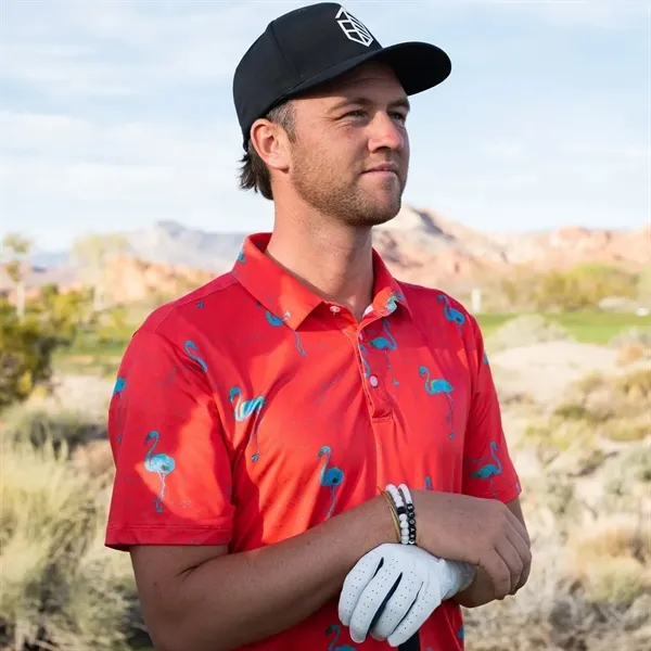 YATTA®Flamingo Polo, Srixon® Golf Ball & Divot Tool Gift Set