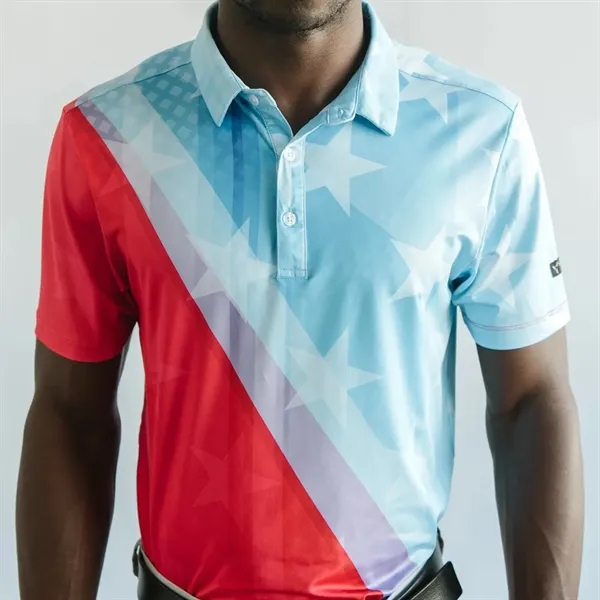 YATTA® Patriot Polo, Srixon® Golf Ball & Divot Tool Gift Set
