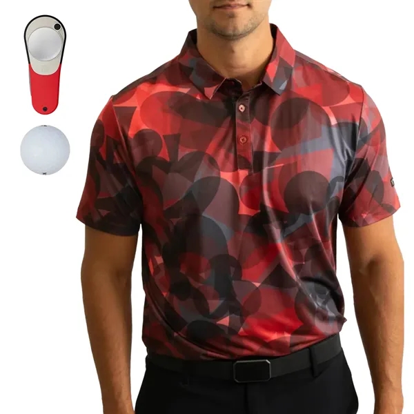 YATTA® Freedom Polo, Srixon® Golf Ball & Divot Tool Gift Set