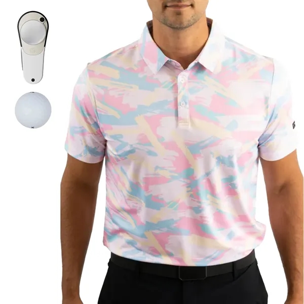 YATTA® Freedom Polo, Srixon® Golf Ball & Divot Tool Gift Set