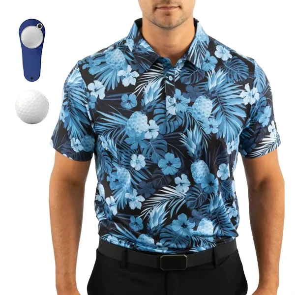 YATTA® Polo, Towel, Srixon® Golf Ball & Divot Tool Gift Set
