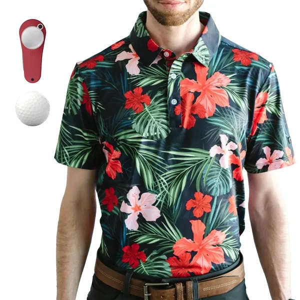 YATTA® Polo, Towel, Srixon® Golf Ball & Divot Tool Gift Set