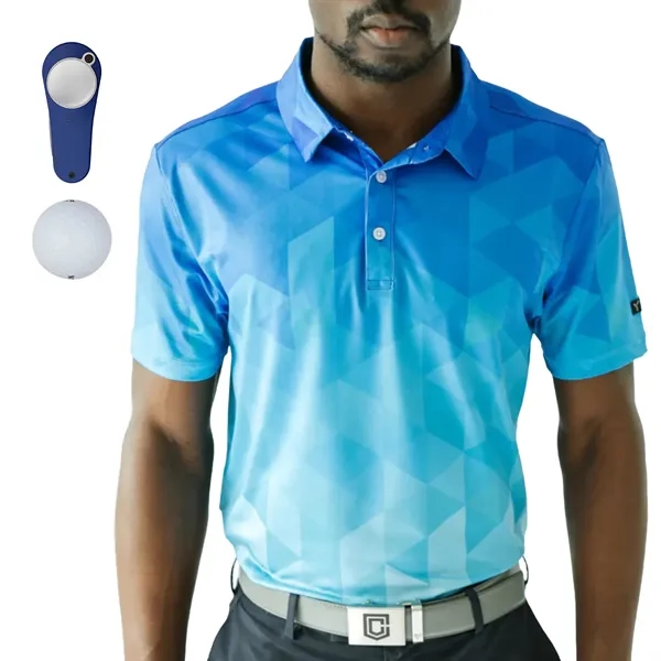YATTA® Polo, Towel, Srixon® Golf Ball & Divot Tool Gift Set
