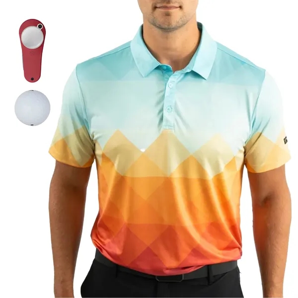 YATTA® Polo, Towel, Srixon® Golf Ball & Divot Tool Gift Set