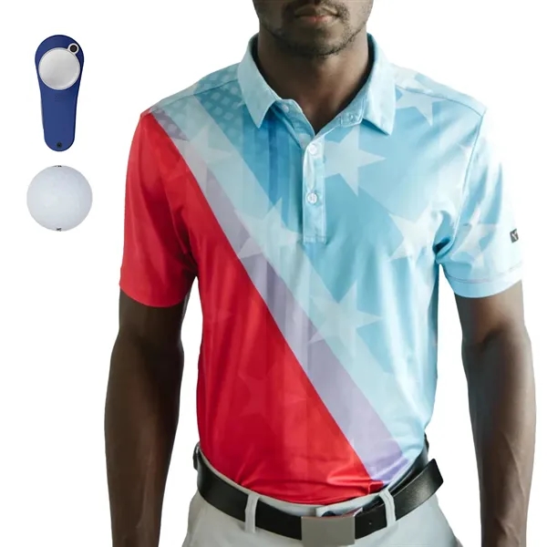 YATTA® Polo, Towel, Srixon® Golf Ball & Divot Tool Gift Set