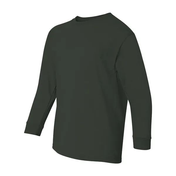 Gildan Youth Heavy Cotton™ Long Sleeve T-Shirt - Gildan Youth Heavy Cotton™ Long Sleeve T-Shirt - Image 7 of 33