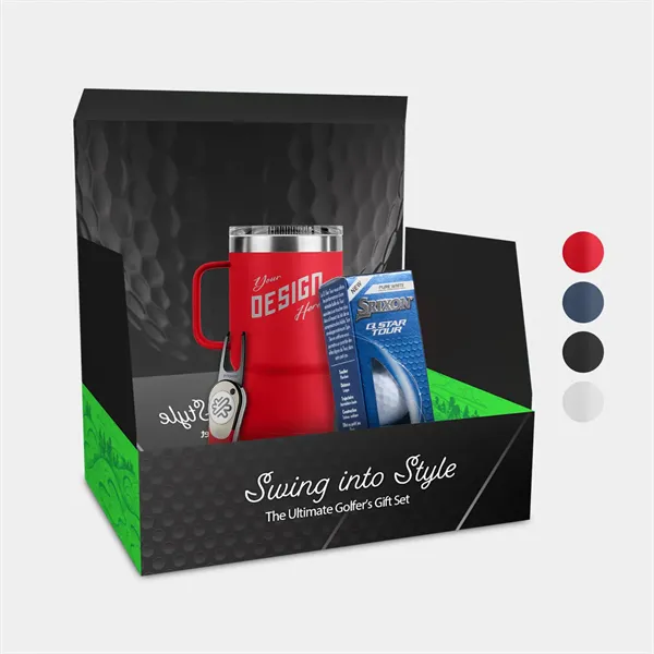 20 Oz YETI® SS Mug,Srixon® Golf Ball & Divot Tool Gift Set
