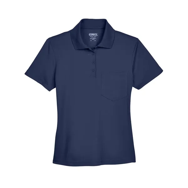 CORE365 Women's Origin Performance Pique Polo with Pocket - CORE365 Women's Origin Performance Pique Polo with Pocket - Image 7 of 18