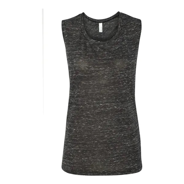 BELLA + CANVAS Women's Flowy Scoop Muscle Tank - BELLA + CANVAS Women's Flowy Scoop Muscle Tank - Image 4 of 20