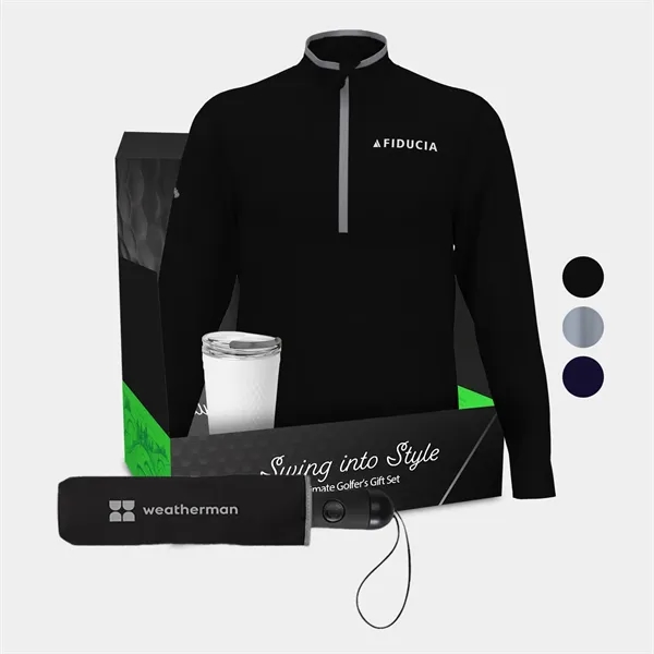 24 oz SWIG® Tumbler,Callaway Pullover & Umbrella Gift Set