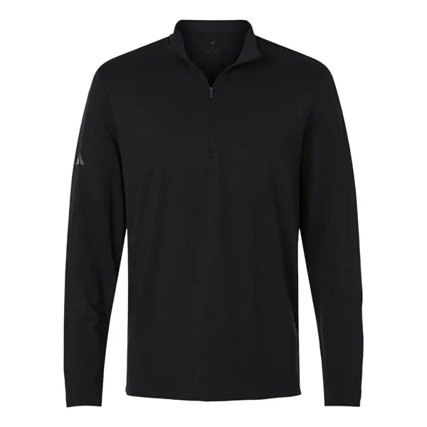 Adidas Men's Textured Stripe Quarter-Zip Pullover - Adidas Men's Textured Stripe Quarter-Zip Pullover - Image 1 of 6