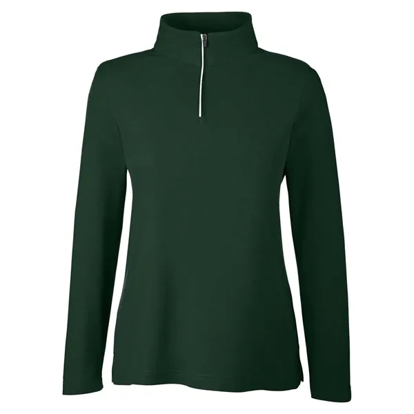CORE365 Women's Fusion ChromaSoft™ Pique Quarter-Zip Pull... - CORE365 Women's Fusion ChromaSoft™ Pique Quarter-Zip Pull... - Image 17 of 24