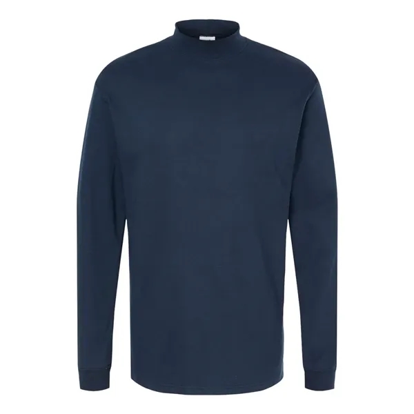 King Fashion Jersey Interlock Mockneck Long Sleeve T-Shirt - King Fashion Jersey Interlock Mockneck Long Sleeve T-Shirt - Image 1 of 2