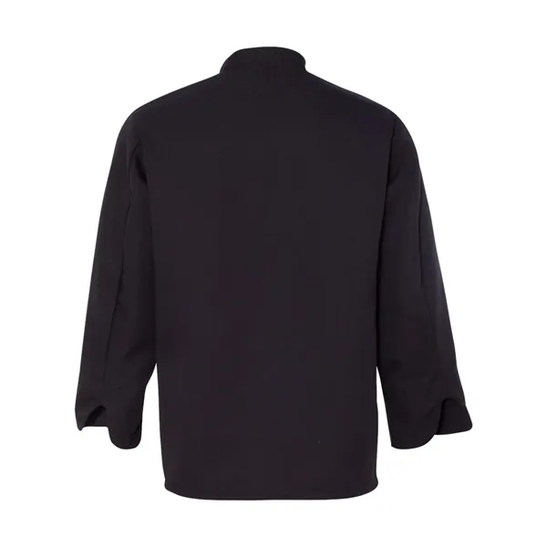 Chef Designs Ten Pearl Button Black Chef Coat - Chef Designs Ten Pearl Button Black Chef Coat - Image 3 of 3