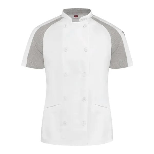 Chef Designs Women's Airflow Raglan Chef Coat - Chef Designs Women's Airflow Raglan Chef Coat - Image 9 of 10