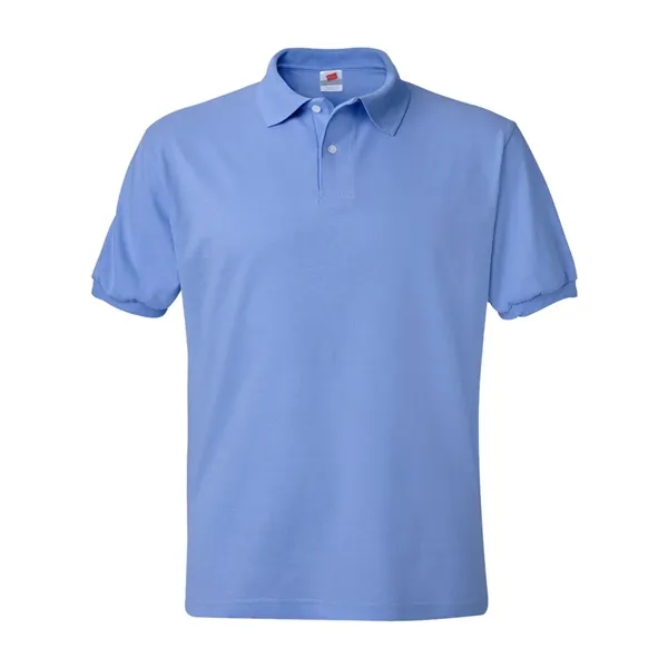 Hanes Men's EcoSmart® Jersey Polo - Hanes Men's EcoSmart® Jersey Polo - Image 10 of 48