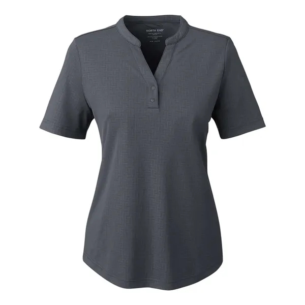 North End Women's Replay Recycled Polo - North End Women's Replay Recycled Polo - Image 3 of 6