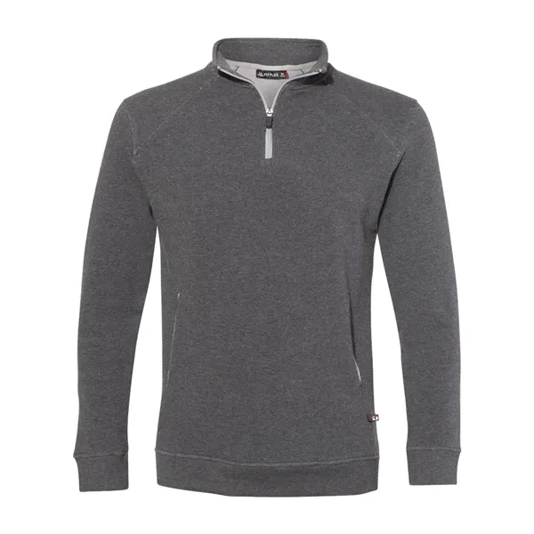 Badger Men's FitFlex French Terry Quarter-Zip Pullover - Badger Men's FitFlex French Terry Quarter-Zip Pullover - Image 3 of 12