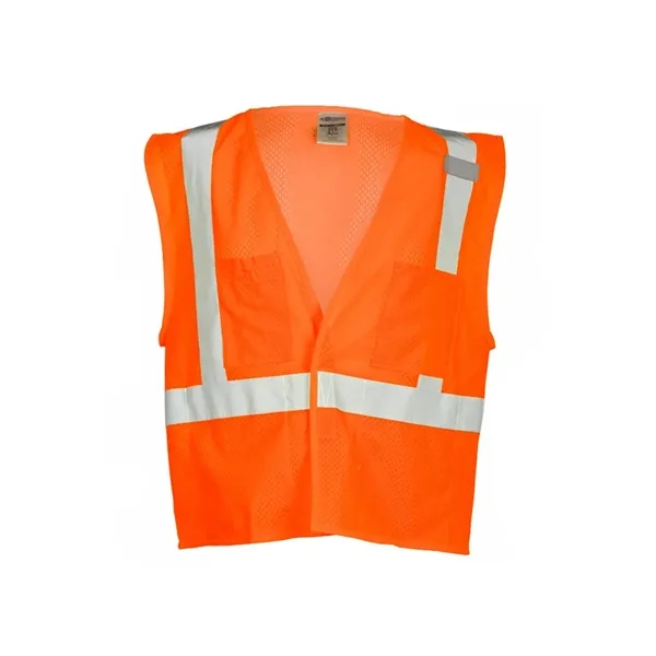 Kishigo Unisex 4 Pocket Hook-and-Loop Mesh Vest - Kishigo Unisex 4 Pocket Hook-and-Loop Mesh Vest - Image 0 of 4
