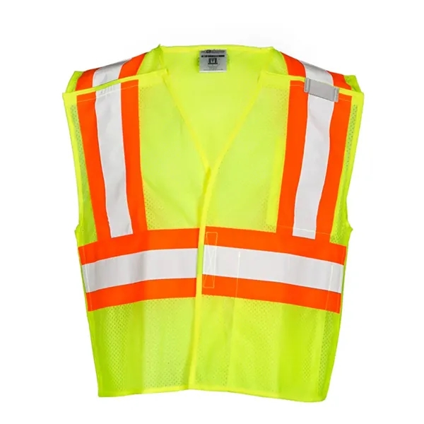 Kishigo Unisex Contrasting Mesh Breakaway Vest - Kishigo Unisex Contrasting Mesh Breakaway Vest - Image 1 of 4