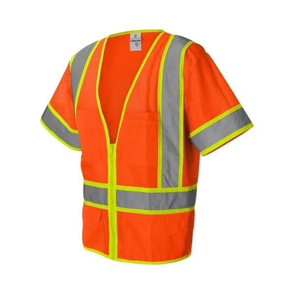 Kishigo Unisex Ultra-Cool™ Six-Pocket Mesh Surveyor's Vest - Kishigo Unisex Ultra-Cool™ Six-Pocket Mesh Surveyor's Vest - Image 5 of 6