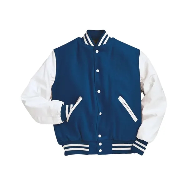 Holloway Men's Varsity Wool Jacket - Holloway Men's Varsity Wool Jacket - Image 22 of 40