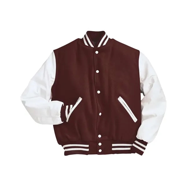 Holloway Men's Varsity Wool Jacket - Holloway Men's Varsity Wool Jacket - Image 27 of 40