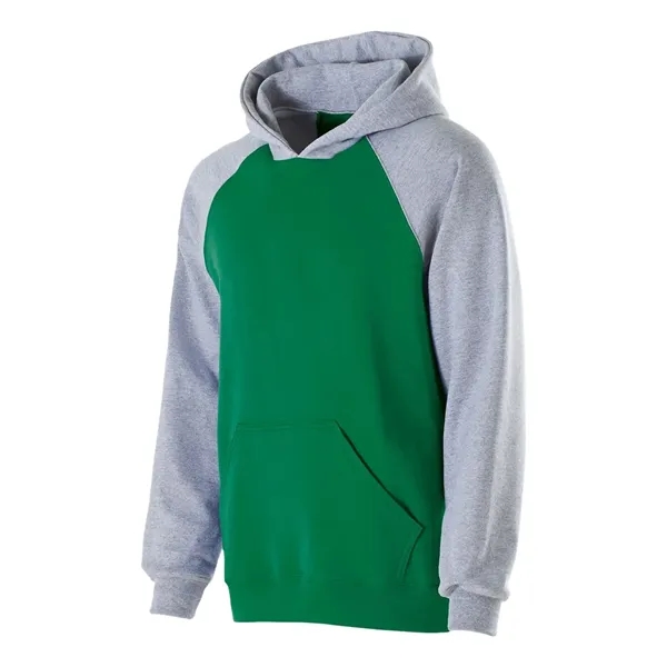 Holloway Youth Cotton/Poly Fleece Banner Hooded Sweatshirt