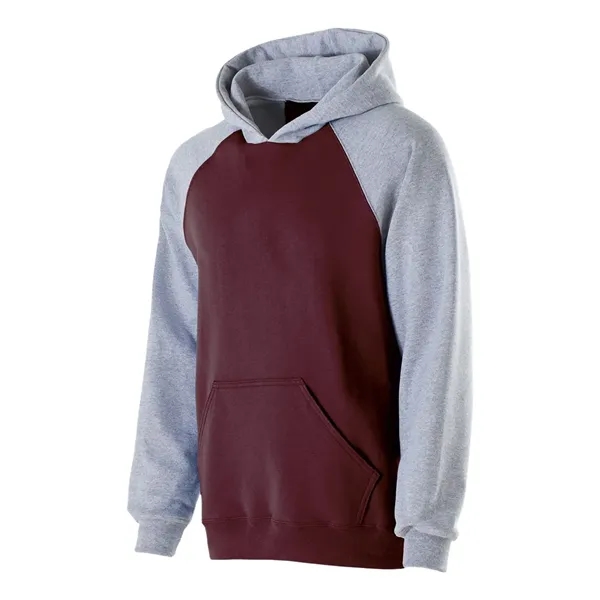 Holloway Youth Cotton/Poly Fleece Banner Hooded Sweatshirt