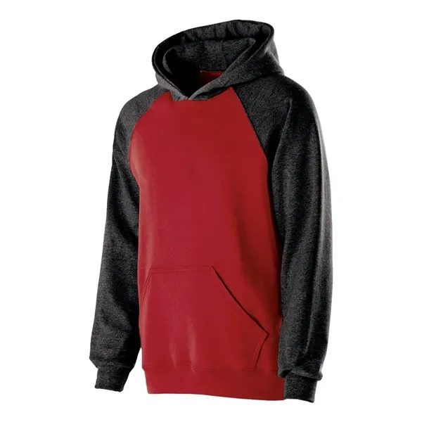 Holloway Youth Cotton/Poly Fleece Banner Hooded Sweatshirt