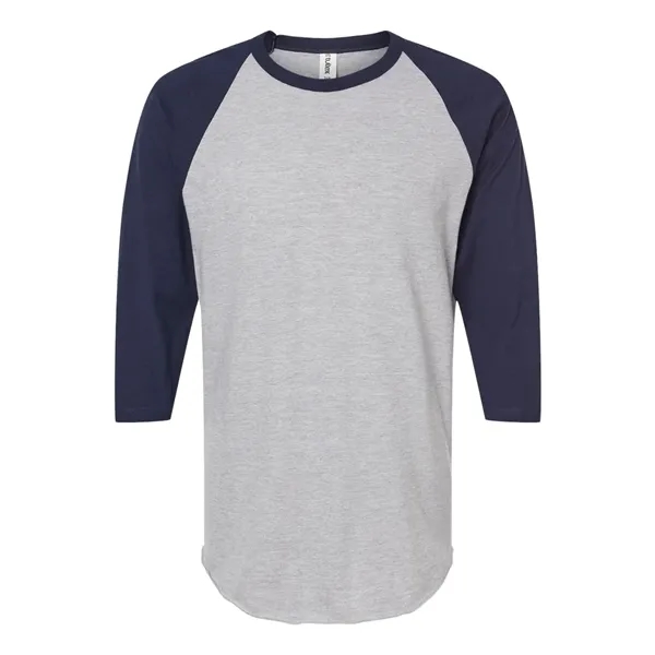 Tultex Unisex Fine Jersey Raglan T-Shirt - Tultex Unisex Fine Jersey Raglan T-Shirt - Image 15 of 38
