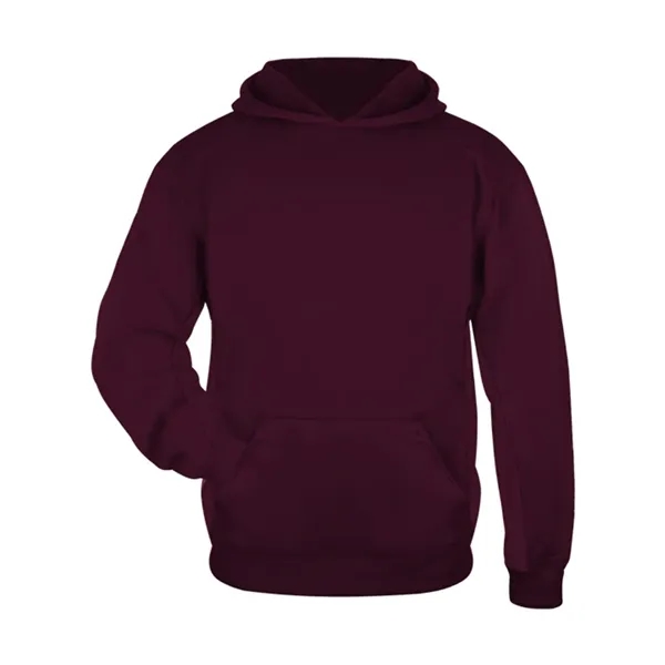 Badger Youth Performance Fleece Hooded Sweatshirt - Badger Youth Performance Fleece Hooded Sweatshirt - Image 15 of 32