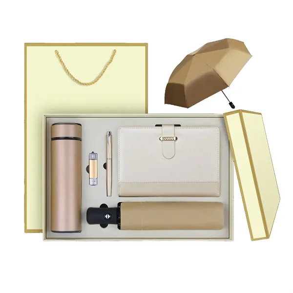 Luxury 5-in-1 Business Travel Gift Set - Luxury 5-in-1 Business Travel Gift Set - Image 1 of 5