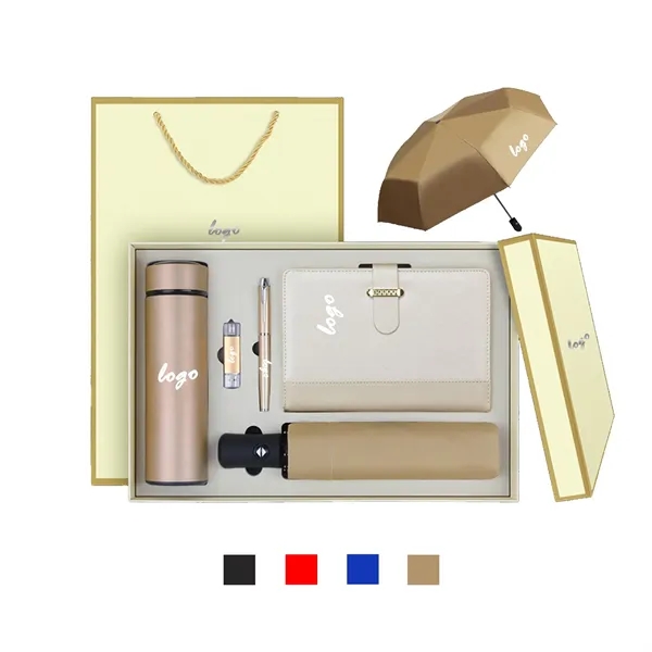 Luxury 5-in-1 Business Travel Gift Set - Luxury 5-in-1 Business Travel Gift Set - Image 0 of 5