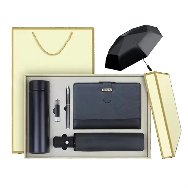 Luxury 5-in-1 Business Travel Gift Set - Luxury 5-in-1 Business Travel Gift Set - Image 2 of 5