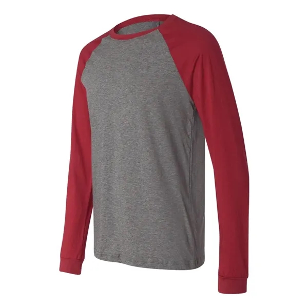 BELLA + CANVAS Men's Long Sleeve Jersey Baseball Tee - BELLA + CANVAS Men's Long Sleeve Jersey Baseball Tee - Image 8 of 24