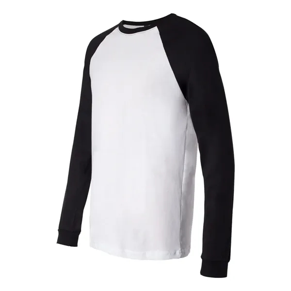 BELLA + CANVAS Men's Long Sleeve Jersey Baseball Tee - BELLA + CANVAS Men's Long Sleeve Jersey Baseball Tee - Image 14 of 24