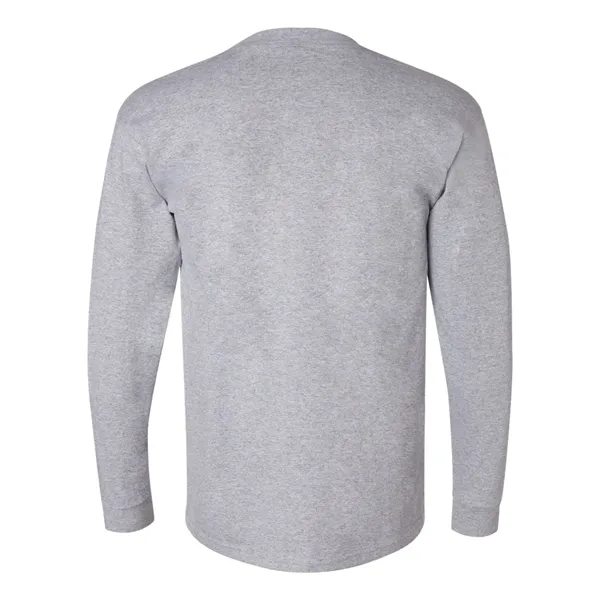 Bayside Unisex Union-Made Long Sleeve Pocket T-Shirt - Bayside Unisex Union-Made Long Sleeve Pocket T-Shirt - Image 6 of 18