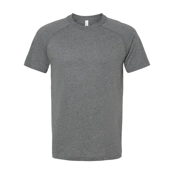 BELLA + CANVAS Men's Heather CVC Raglan Tee - BELLA + CANVAS Men's Heather CVC Raglan Tee - Image 7 of 20