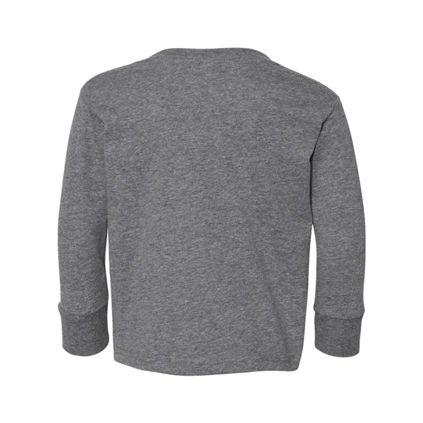 Rabbit Skins Toddler Fine Jersey Long Sleeve Tee - Rabbit Skins Toddler Fine Jersey Long Sleeve Tee - Image 8 of 36