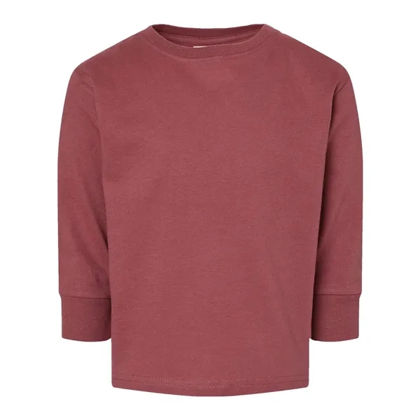 Rabbit Skins Toddler Fine Jersey Long Sleeve Tee - Rabbit Skins Toddler Fine Jersey Long Sleeve Tee - Image 25 of 36