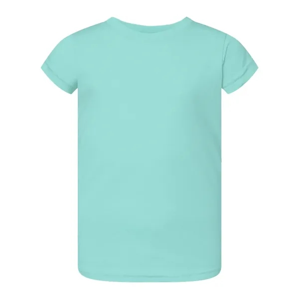 Rabbit Skins Toddler Girls Fine Jersey Tee - Rabbit Skins Toddler Girls Fine Jersey Tee - Image 3 of 20