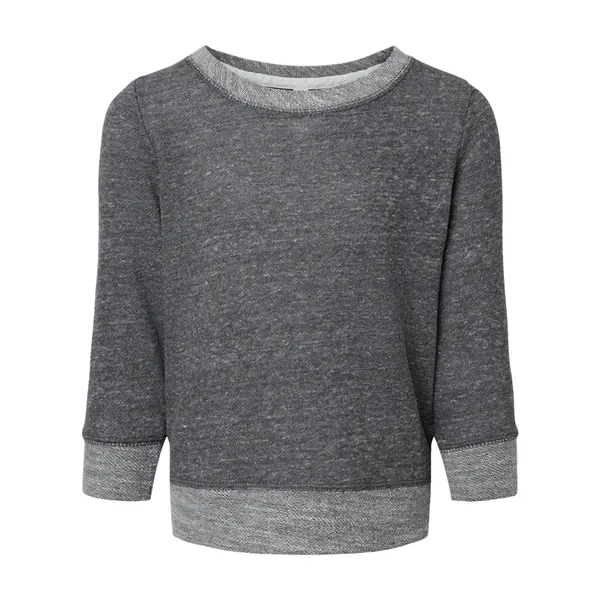 Rabbit Skins Toddler Harborside Melange French Terry Crew... - Rabbit Skins Toddler Harborside Melange French Terry Crew... - Image 9 of 10